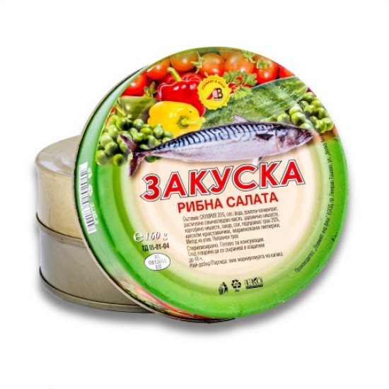 ЛОВМИЙТ СКУМРИЯ ЗАКУСКА 160 гр