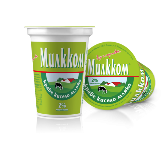 МИЛККОМ КИСЕЛО МЛЯКО 2%